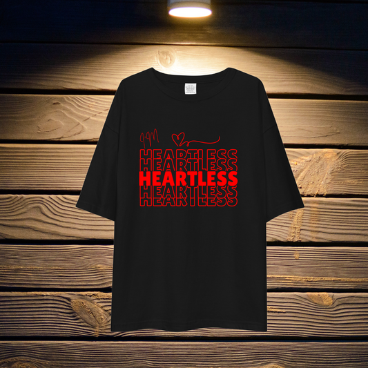 "I'm Heartless" Unisex Oversized T-Shirt Drop Shoulder